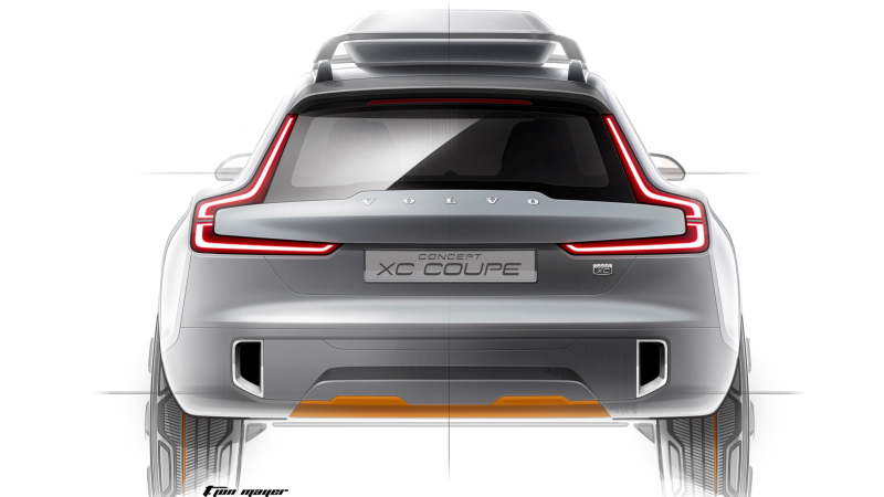 Illustration for article titled The Volvo Concept XC Coupe Is A Slick Tease For The Next XC90